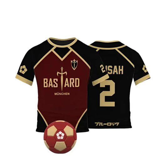 Mensah Blue Lock Cosplay Bastard Munchen Jersey - BYTOODAY