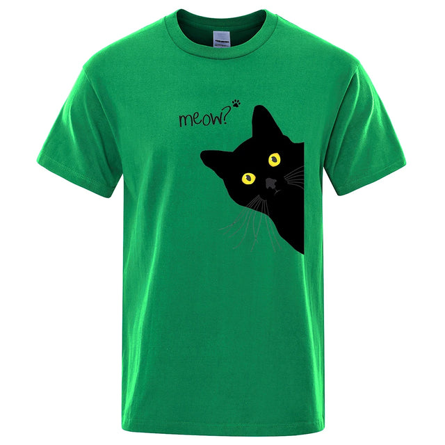 "Meow ? Black Cat" Unisex T-shirt - Item - BYTOODAY