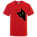 "Meow ? Black Cat" Unisex T-shirt - Item - BYTOODAY