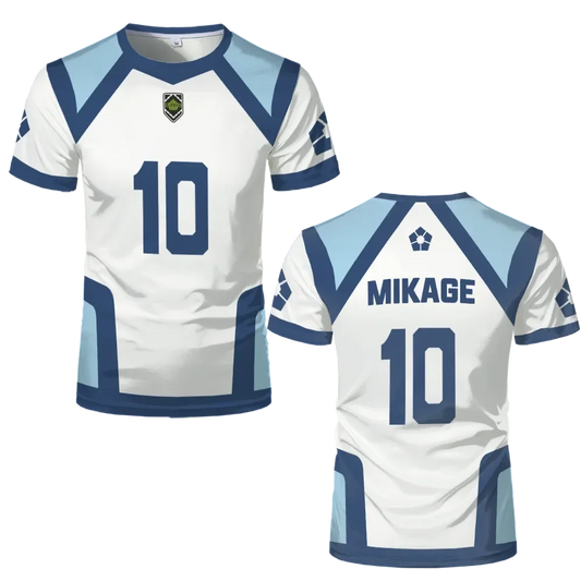 Mikage's Custom Jersey Blue Lock Team C - BYTOODAY