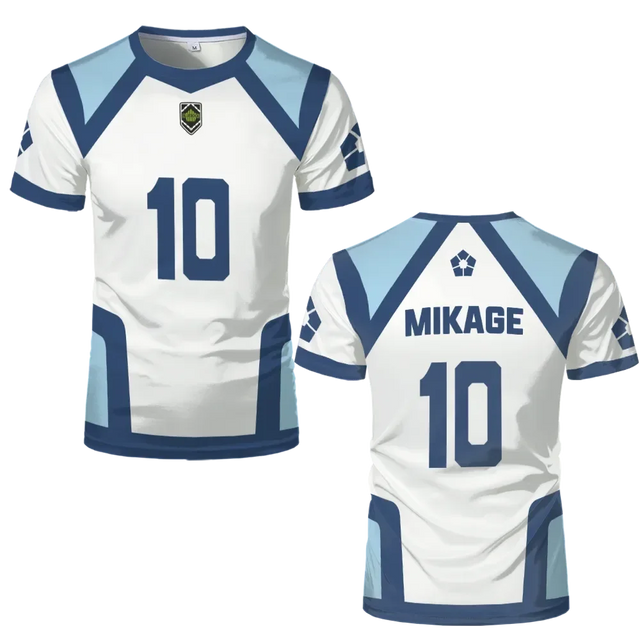Mikage's Custom Jersey Blue Lock Team C - BYTOODAY