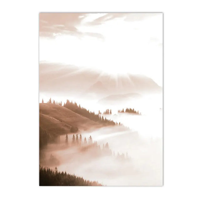 Misty Forest Pattern Wall Décor - Item - BYTOODAY