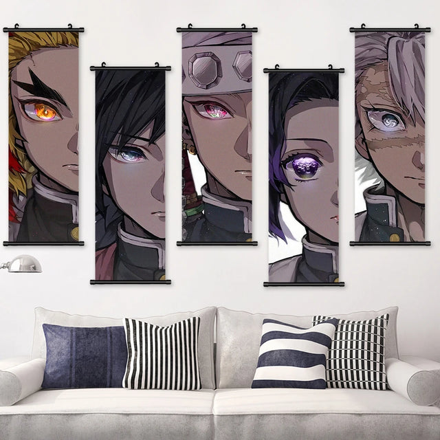 Mitsuri Kanroji Demon Slayer Custom Hanging Wall Poster - Item - BYTOODAY