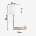 Modern Wooden Decorative Robot Shaped Lamp 110-240V - Item - BYTOODAY