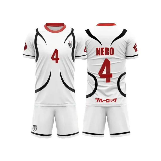 Nero's Custom White Set Blue Lock U-20 Japan Team - BYTOODAY