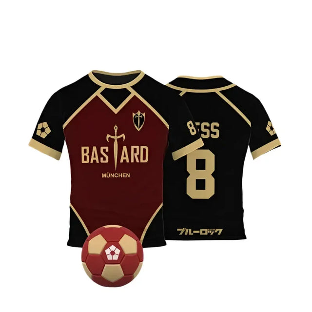 Ness Blue Lock Cosplay Bastard Munchen Jersey - BYTOODAY