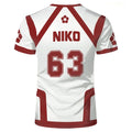 Niko's Custom Jersey Blue Lock Team B - BYTOODAY