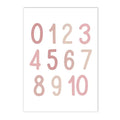 Numbers Cute Purple Wall Decor - Item - BYTOODAY