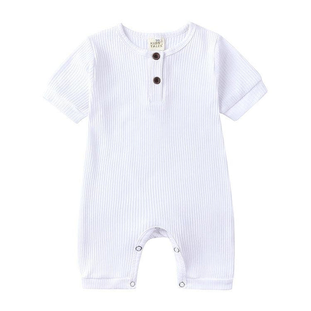 Olive Baby Cotton Romper - Item - BYTOODAY