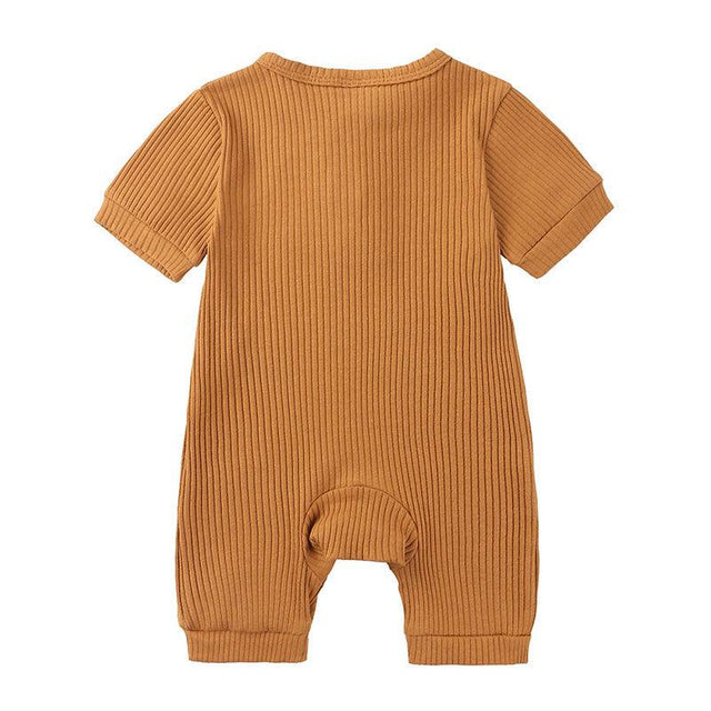 Olive Baby Cotton Romper - Item - BYTOODAY