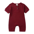 Olive Baby Cotton Romper - Item - BYTOODAY