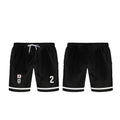 Oliver's Black Custom Shorts Blue Lock U20 Japan Team - BYTOODAY