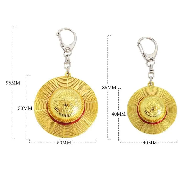 One Piece Cosplay Straw Hat Keychain - Item - BYTOODAY