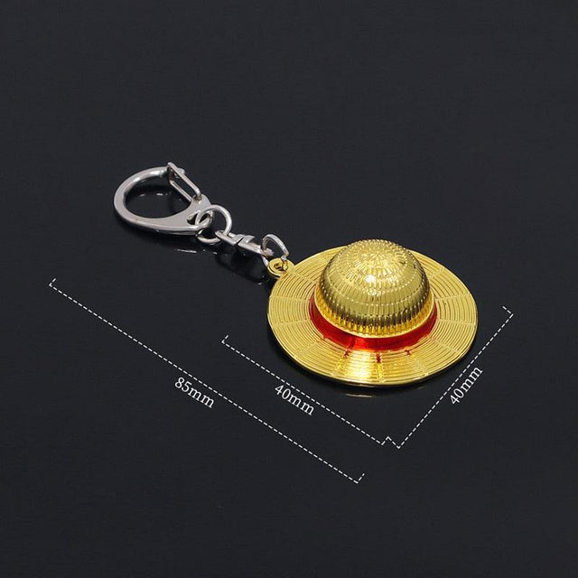 One Piece Cosplay Straw Hat Keychain - Item - BYTOODAY