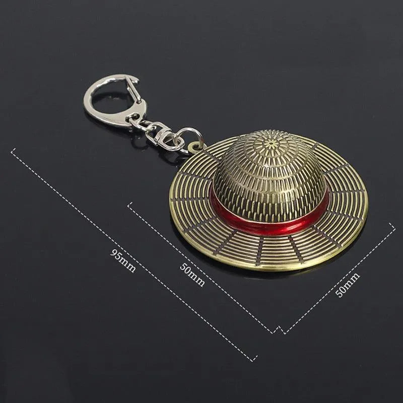 One Piece Cosplay Straw Hat Keychain - Item - BYTOODAY