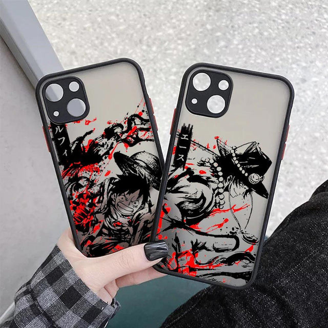 One Piece Custom Black iPhone Case (7 to 12) - Item - BYTOODAY