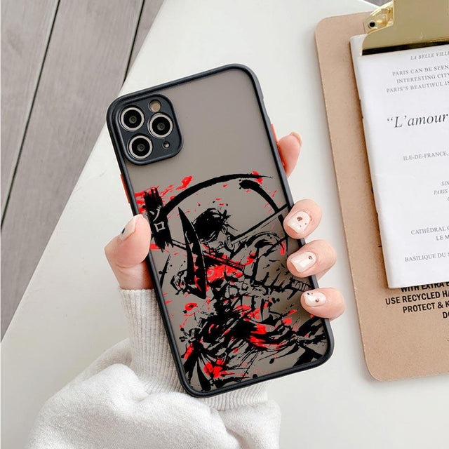 One Piece Custom Black iPhone Case (7 to 12) - Item - BYTOODAY