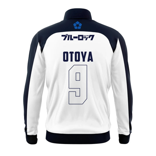 Otoya Customized Jacket Blue Lock Team White - BYTOODAY