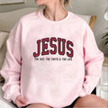 Oversized Unisex Sweatshirt Jesus Pattern - Item - BYTOODAY