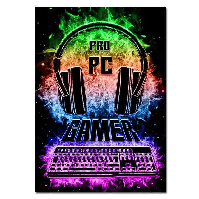 Pc Master Race Colorful Wall Decoration Poster - Item - BYTOODAY