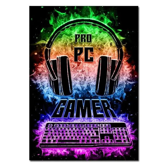 Pc Master Race Colorful Wall Decoration Poster - Item - BYTOODAY