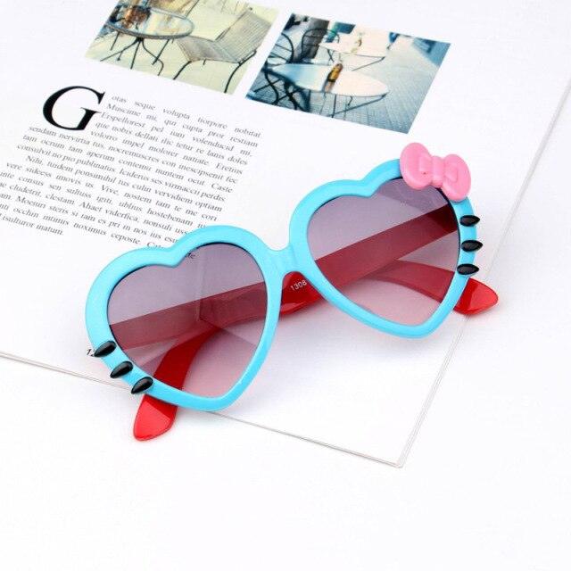 Pink Cute Heart Shape Sunglasses - Item - BYTOODAY