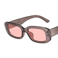 Pink Rectangular Vintage Sunglasses - Item - BYTOODAY