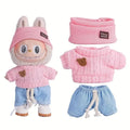 Pink Winter Outfit - Labubu Dolls Clothing - Item - BYTOODAY