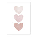 Purple Heart Trio Cute Wall Decor - Item - BYTOODAY