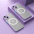 Purple Magsafe Wireless Charging Compatible iPhone Case - Item - BYTOODAY