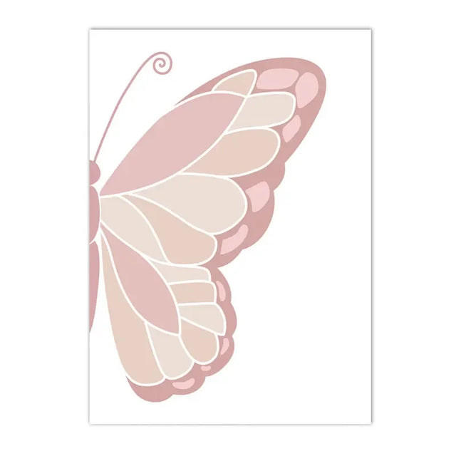 Purple Right Side Butterfly Cute Wall Decor - Item - BYTOODAY