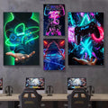 Purple Wall Decoration Gaming Room Poster - Item - BYTOODAY