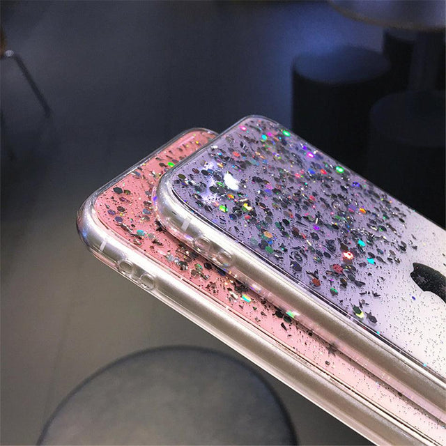 Rainbow Glitter iPhone Case (SE-15) - Item - BYTOODAY