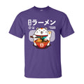 Ramen Eater Good Fortune Cat Printed T-shirt - Item - BYTOODAY