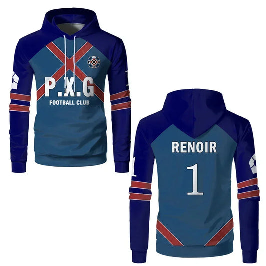 Renoir's Custom Blue Lock PXG Hoodie - BYTOODAY