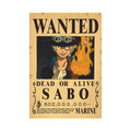 Sabo One Piece WANTED Custom Wall Poster - Item - BYTOODAY