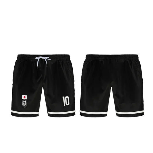 Sae's Black Custom Shorts Blue Lock U20 Japan's Team - BYTOODAY