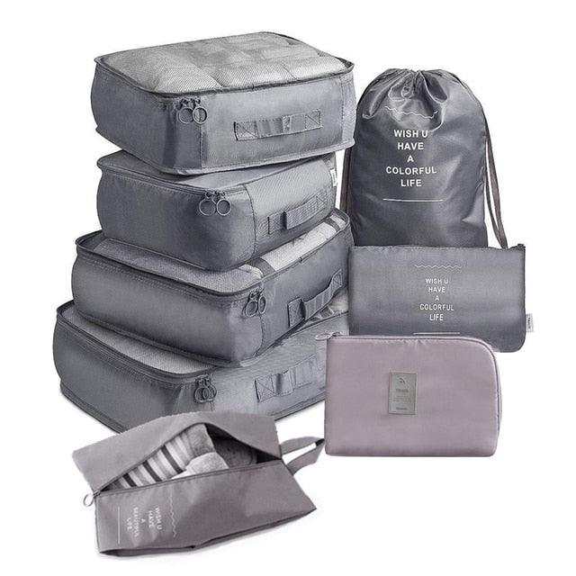 Set of 8 Storage Bags and Luggage - Item - BYTOODAY