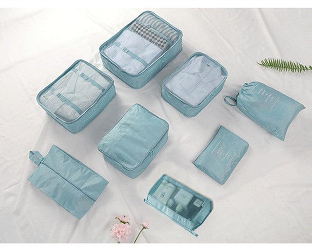 Set of 8 Storage Bags and Luggage - Item - BYTOODAY