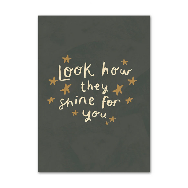 Shine Stars Patterns Canvas Wall Cute Decoration - Item - BYTOODAY