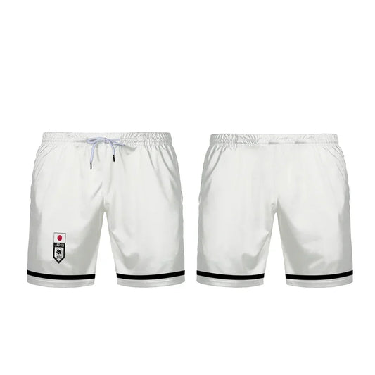 Simple White Custom Shorts Blue Lock U20 Japan Team - BYTOODAY