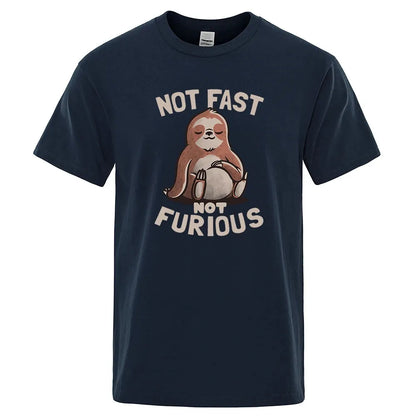 Sloth "Not Fast Not Furious" Casual T-Shirt - Item - BYTOODAY