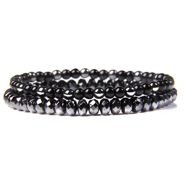 Small Black Stones Modern Bracelet - Item - BYTOODAY