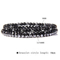 Small Black Stones Modern Bracelet - Item - BYTOODAY