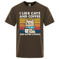 Social Cat Unisex Casual T-shirt - Item - BYTOODAY