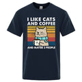 Social Cat Unisex Casual T-shirt - Item - BYTOODAY