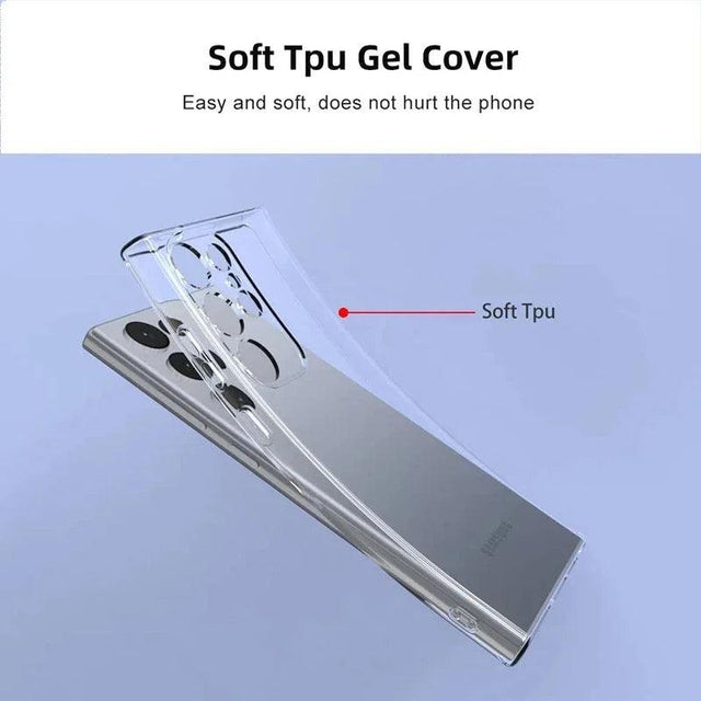 Soft Transparent Protective Samsung Phone Case - Item - BYTOODAY