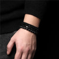 Stylish Black Modern Bracelet Set - Item - BYTOODAY