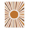 Sun Abstract Graphic Art Patterns Canvas Decoration - Item - BYTOODAY