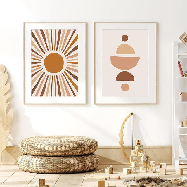 Sun Shine Patterns Canvas Decoration - Item - BYTOODAY